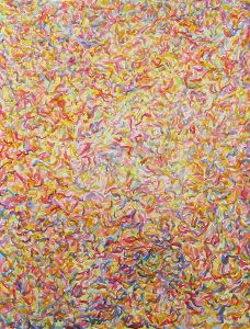 Motifs intérimaires-XI, 2005, papier, crayon aquarelle