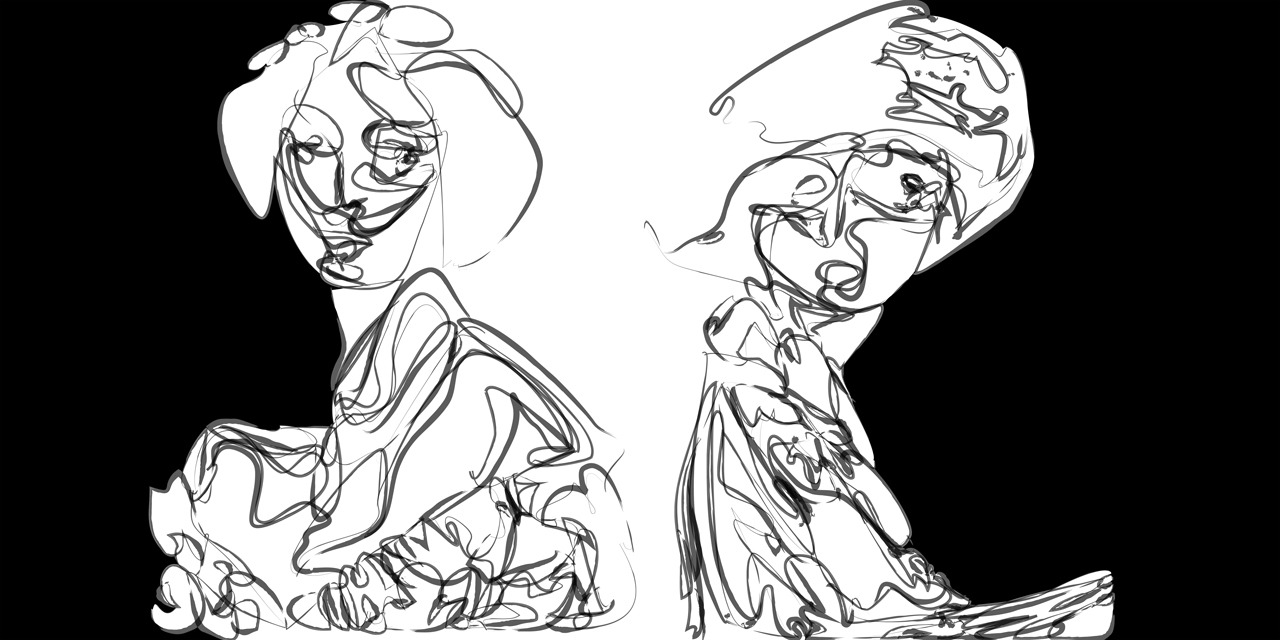 1/(JADIngres≠KVDongen)-60%, 2022, 50 x 100 cm, impression piezographie sur papier