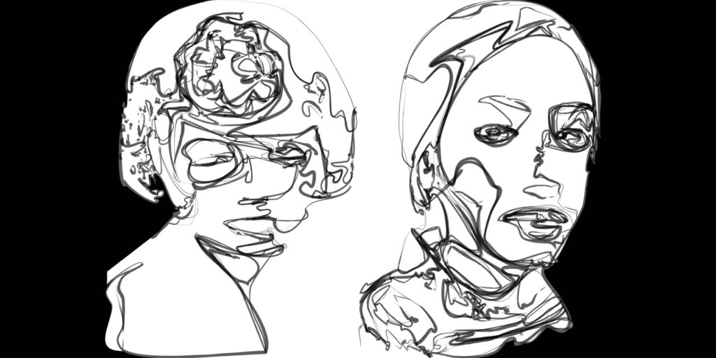 1/(MRaysse≠MDumas)-65%, 2022, 50 x 100 cm, impression piezographie sur papier