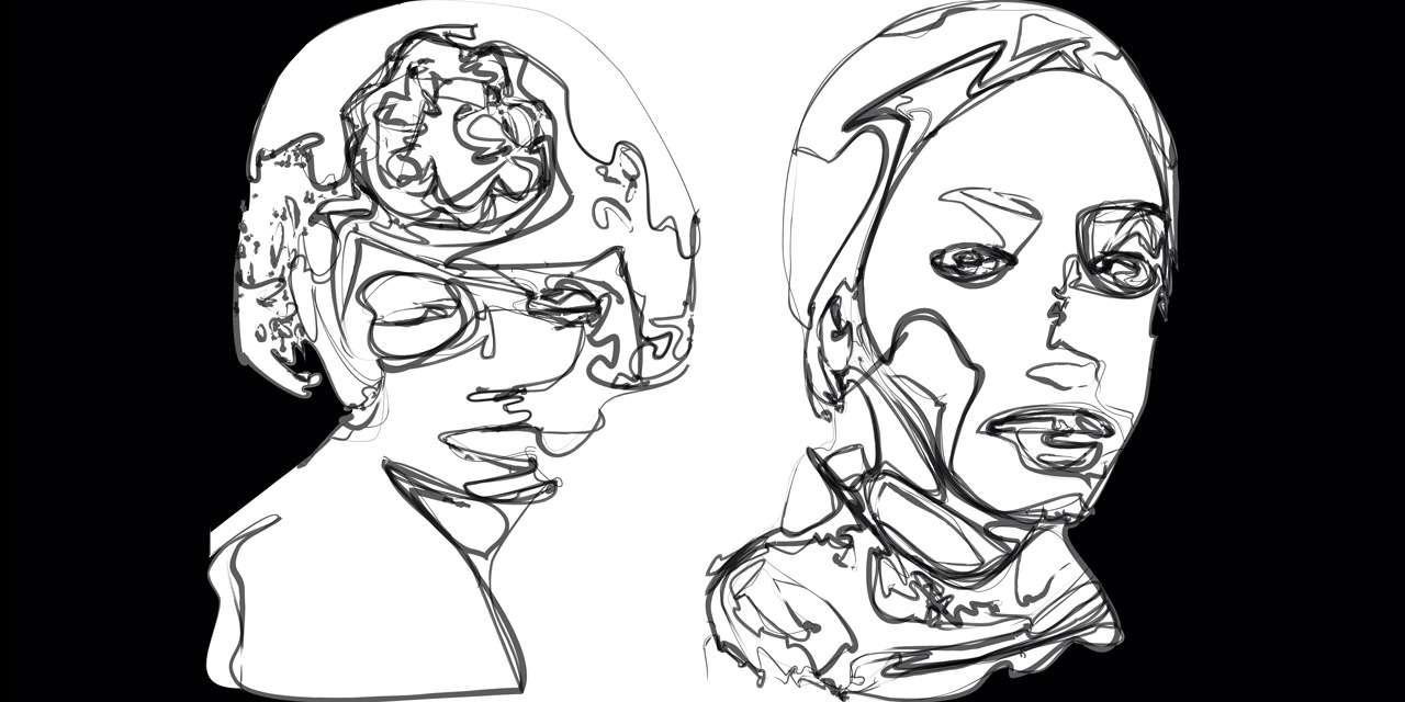 1/(MRaysse≠MDumas)-65%, 2022, 50 x 100 cm, impression piezographie sur papier