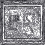 (XVII-PDHooch)/Noir, 15-08-2024.2, 70 x 80 cm, traceur numérique sur papier, stylo bille