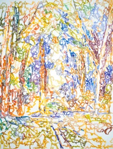 (1/PCézannex2)-(100%)2 | 03-06-2023.3, 74 x 90 cm, aquarelle sur papier