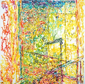 (1/PBonnardx2)-(100%)2 | 03-06-2023.5, 50 x 50 cm, aquarelle sur papier