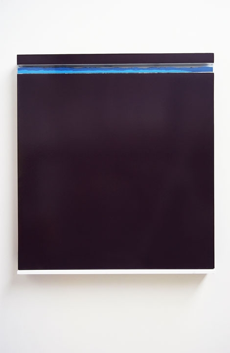 Tympan-I | 2003, 100 x 100 x 5 cm, bois, plexiglas, peinture acrylique, pigments.