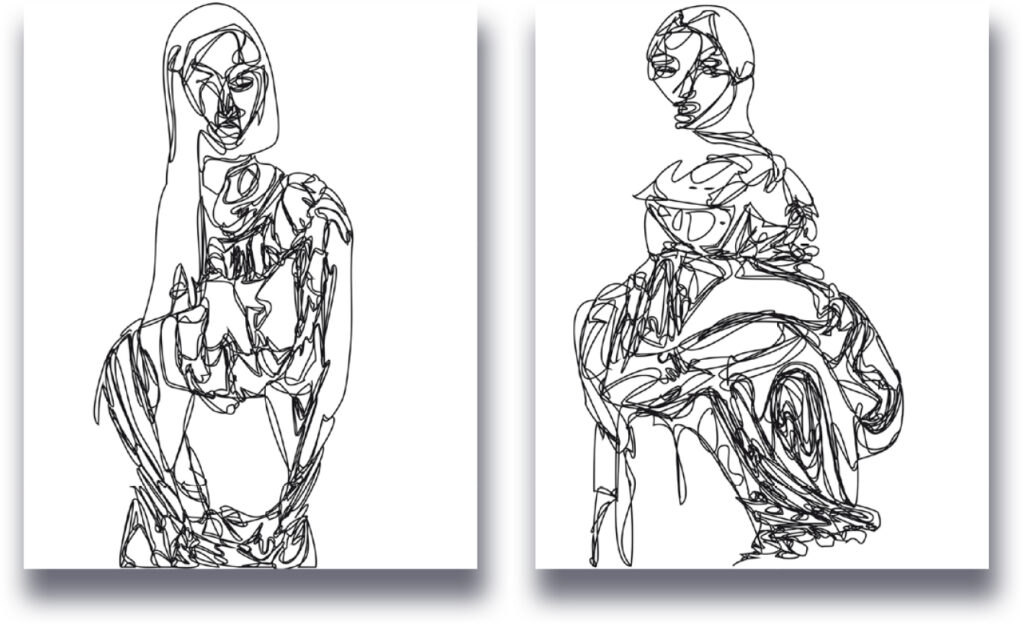 2x1/(HMatisse+JADIngres)-45% | 01-09-2017, 50 x 40 cm, impression numérique sur papier