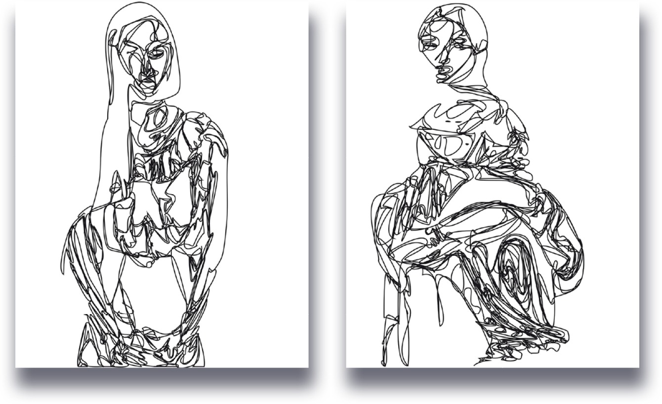 2x1/(HMatisse+JADIngres)-45% | 01-09-2017, 50 x 40 cm, impression numérique sur papier