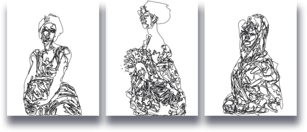 3x1/(FPicabia+GKlimt+FDGoya)-35%, 05-09-2017, 50 x 40 cm, impression numérique sur papier