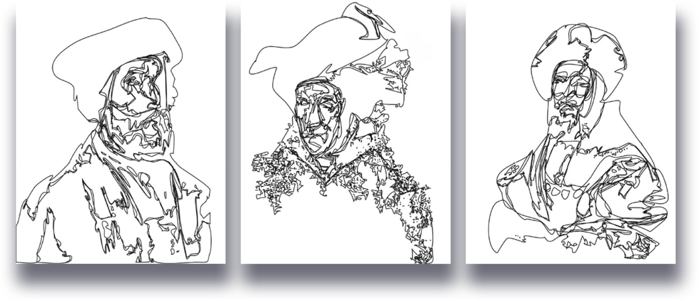 3x1/(LLotto+JVEyck+Raphaël)-35% | 13-12-2017, 50 x 40 cm, impression numérique sur papier