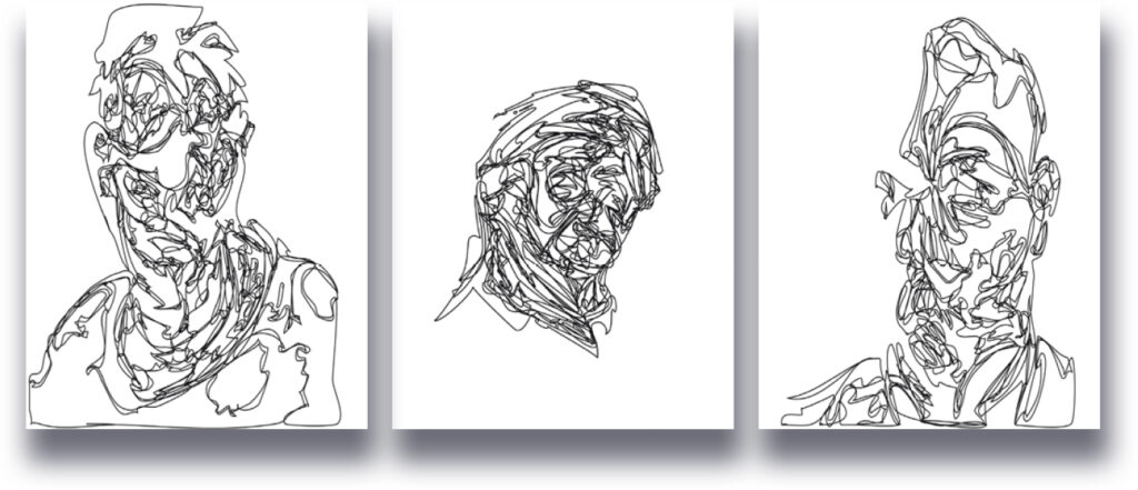 3x1/(3xFBacon)-10% | 19-12-2017, 50 x 40 cm, impression numérique sur papier