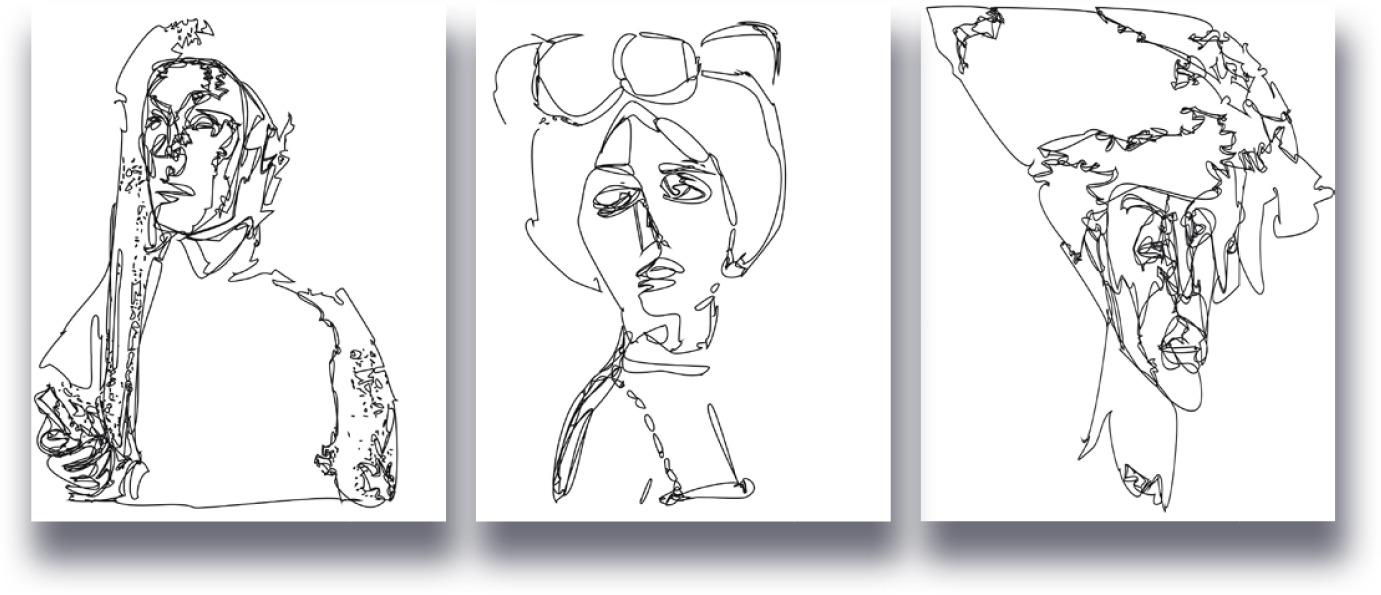 3x1/(JVEyck+2xKVDongen)-60% | 11-12-2017, 50 x 40 cm, impression numérique sur papier