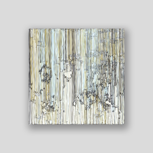 27-01-2015 4 Mise au point d’un Nymphéas, 100 x 100 cm
