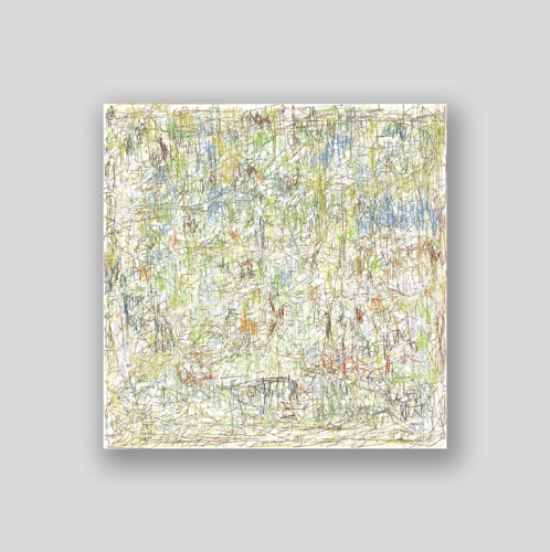 08-08-2013 1 C. Monet sur P. Cézanne, 100 x 100 cm