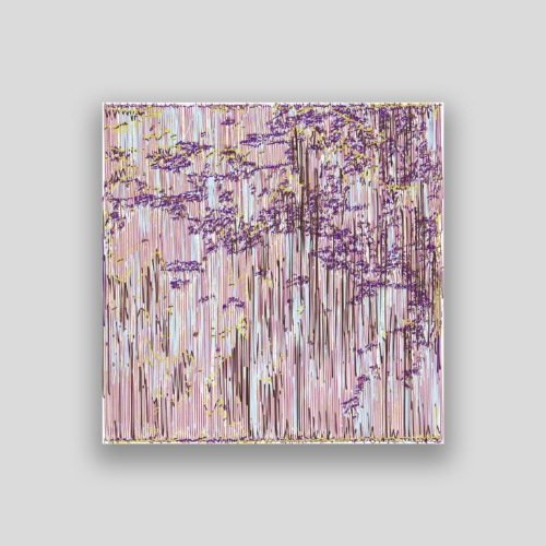 06-12-2014 1 C. Monet moins C. Monet, 100 x 100 cm