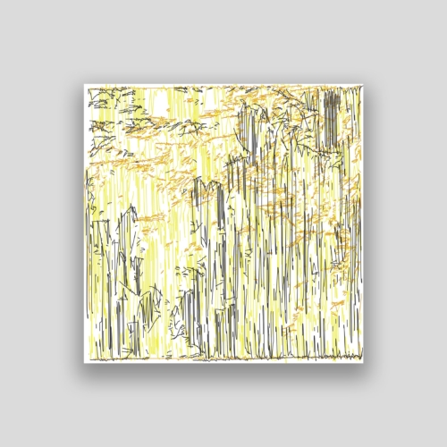 20-02-2014 1.4 C. Monet moins C. Monet, 150 x 150 cm