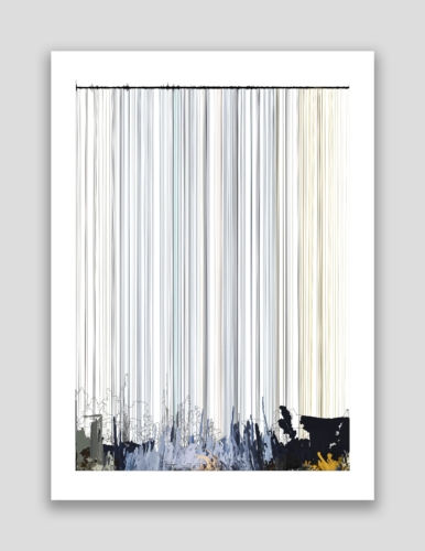 10-04-2020 3, Lignes de code to J.A.D. Ingres,132  x 95 cm