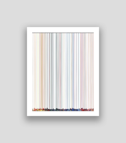 11-04-2020 4, Lignes de code to C. Monet,94 x 116 cm