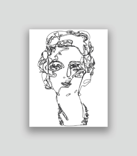 Autoportrait au second degré 60 05-09-2017 0 50 x 40 cm