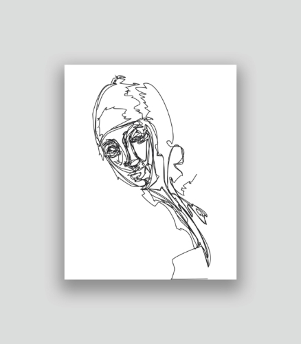 Autoportrait au second degré 70 02-01-2018 5.0 50 x 40 cm