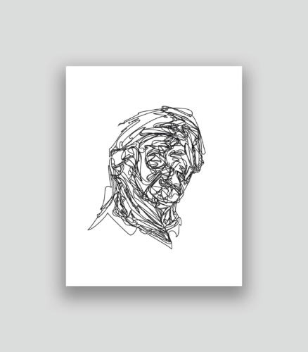 Autoportrait au second degré 60 02-01-2018 0 50 x 40 cm