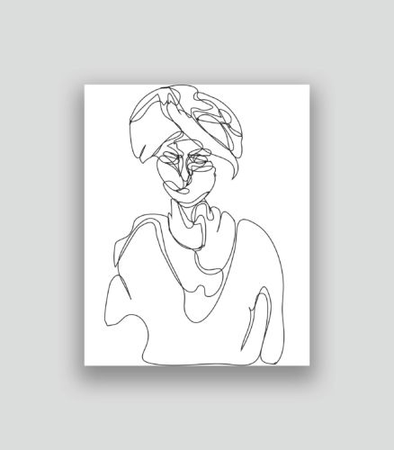 Autoportrait au second degré 50 04-12-2017 5.0 50 x 40 cm