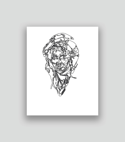 Autoportrait au second degré 70 30-11-2017 0 50 x 40 cm