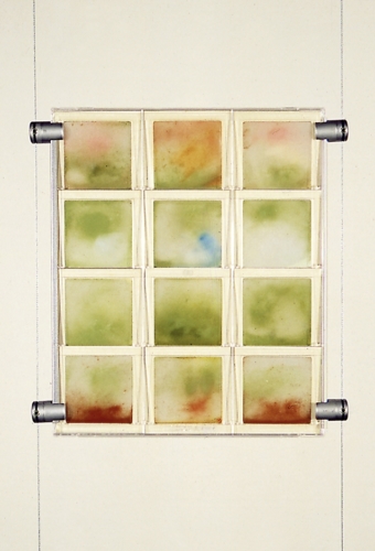 Turner Décomposté, 1999, 40 x 30 x 1,5 cm, cadres ektachrome, plexiglas, adhésif et pigments