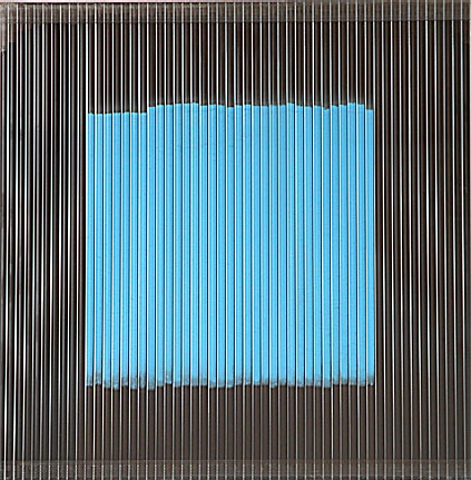 Portail, 2004, 50x50 cm, polycarbonate, pigments